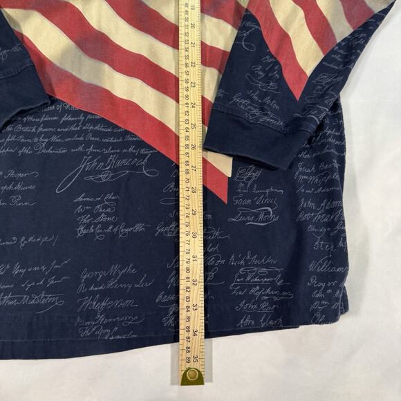 Cotton Traders Sport Declaration of Independence American Eagle Polo Shirt XL - Picture 4 of 8